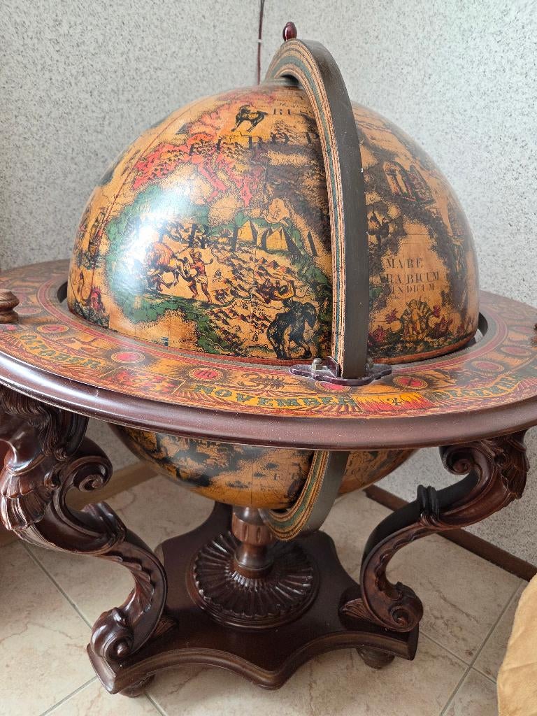 gedetailleerde Globebar, Ophalen, Gebruikt