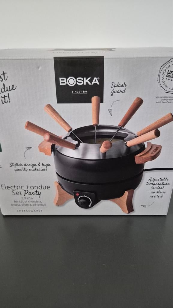 Boska Fondue Set Party - Nieuw in Doos, Ophalen of Verzenden, Nieuw, Elektrisch, Fondueset