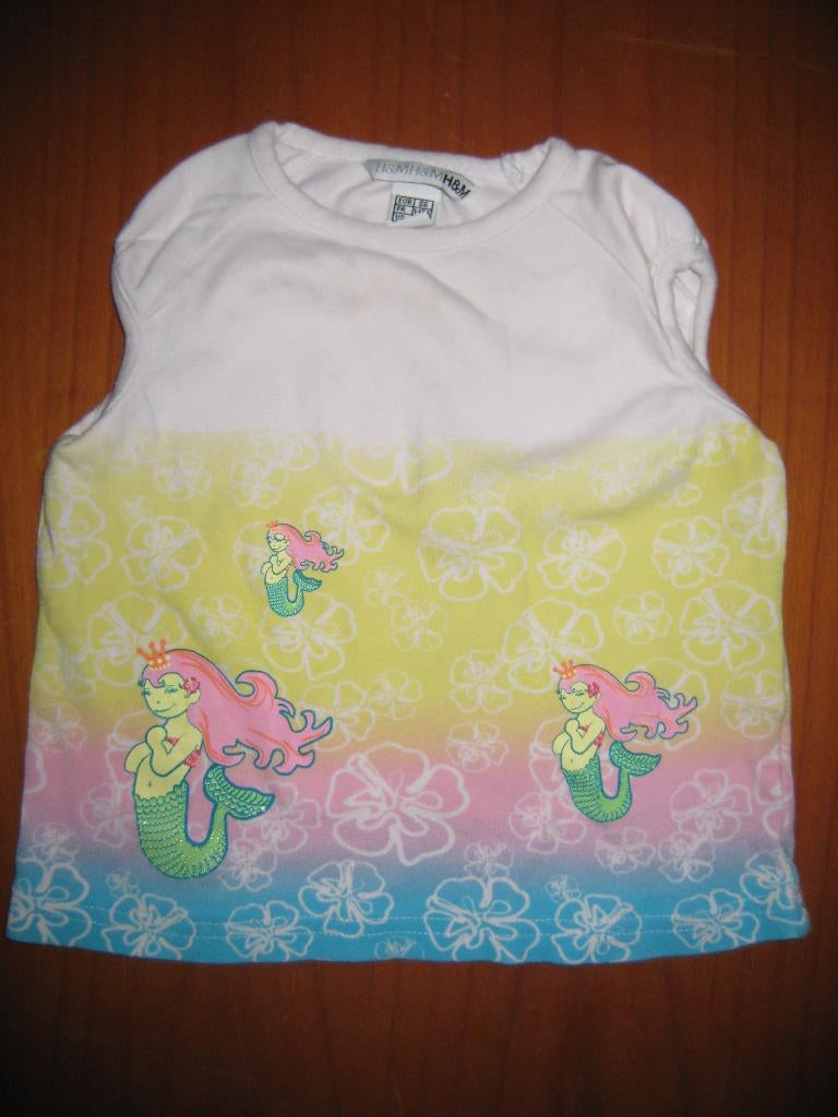 Shirt, 86, H+M, met zeemeermin (259), Ophalen of Verzenden, Zo goed als nieuw, Meisje, Shirtje of Longsleeve