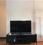 Industrieel TV meubel - Zwart metaal, Ophalen, Gebruikt, 100 tot 150 cm, Minder dan 100 cm