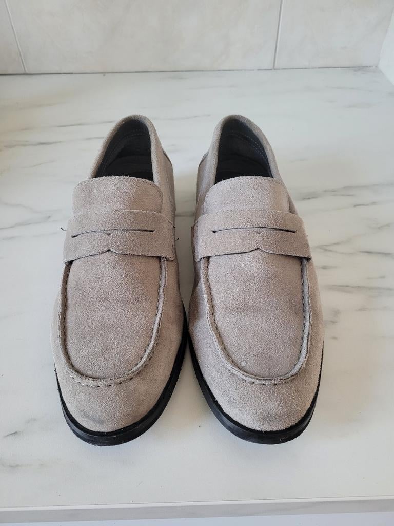 Pier One suède instappers - Maat 40, Kleding | Dames, Schoenen, Ophalen of Verzenden, Gedragen, Pier One, Instappers