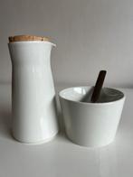 Arabia Finland Teema Melkkan- Suikerpot Wit Kaj Franck 60’s, Overige typen, Ophalen of Verzenden, Zo goed als nieuw, Overige stijlen