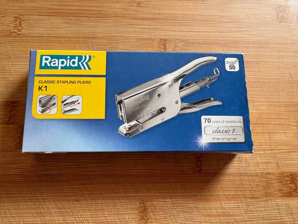 Nieuwe Rapid nietmachine K1, Ophalen of Verzenden, Nieuw