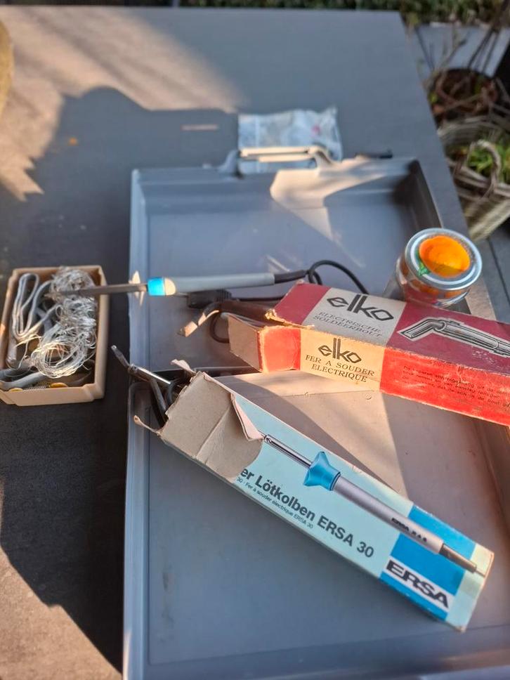 3 Soldeersets met toebehoren - Diverse maten, Doe-het-zelf en Verbouw, Gereedschap | Handgereedschap, Ophalen of Verzenden