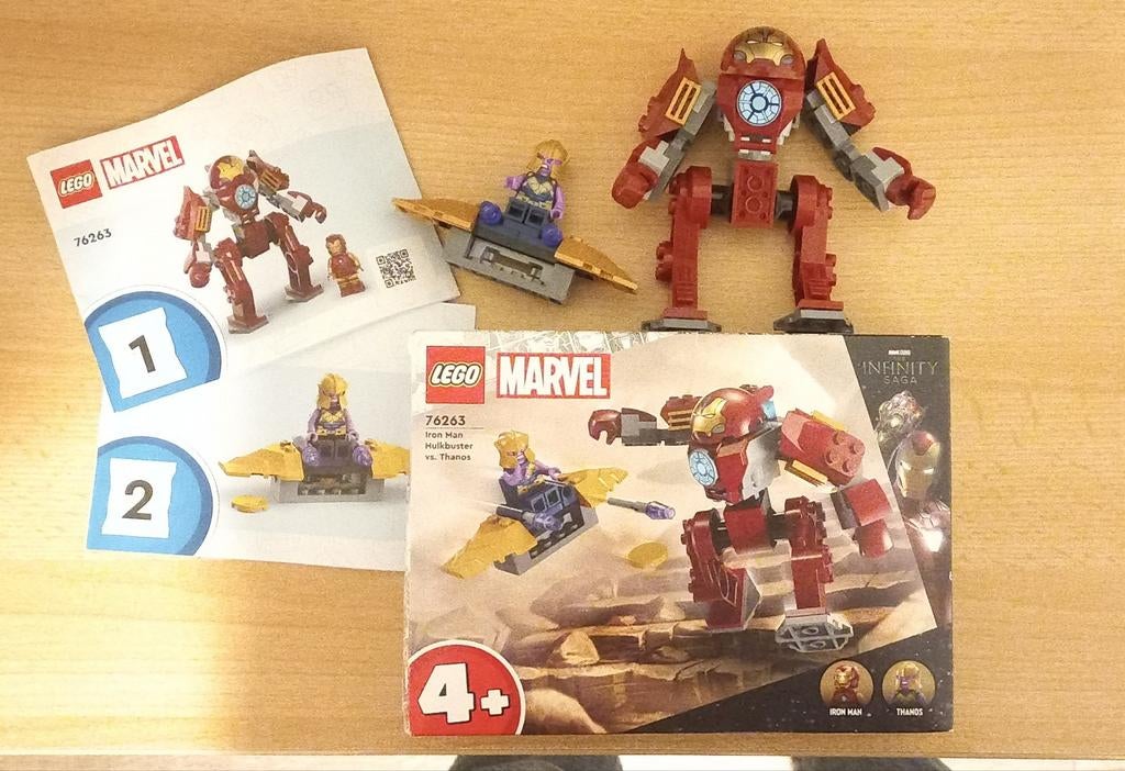 LEGO Marvel 76263 Iron Man Hulkbuster vs. Thanos, Ophalen, Marvel, Lego, Zo goed als nieuw