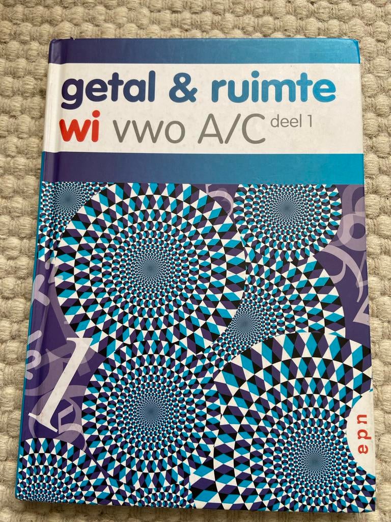 Getal & Ruimte Wi VWO A/C deel 1 - Wiskunde Boek, Boeken, Ophalen of Verzenden, Zo goed als nieuw, VWO, Wiskunde A
