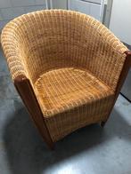 Rotan stoel, Ophalen, Bruin, Koloniaal, Hout