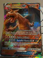 Mega Charizard GX Pokémon Kaart SM195, Ophalen of Verzenden, Gebruikt, Losse kaart, Foil