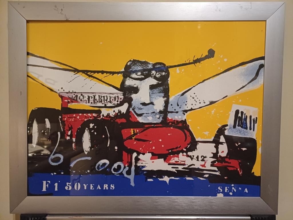 Originele zeefdruk Herman Brood F1 150 jaar, Ophalen of Verzenden