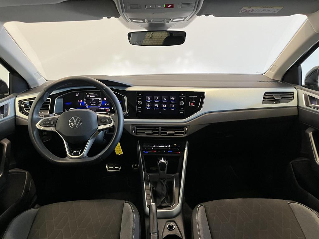 Volkswagen Polo 1.0 TSI 110pk Automaat Goal Navigatie Apple, Stof, Gebruikt, Zwart, 116 pk