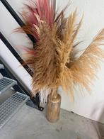 Vaas/pot  met luxe pluime en veren, Ophalen, Zo goed als nieuw