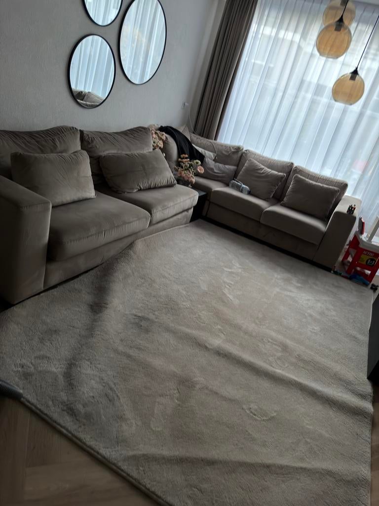 Velvet tapijt vloerkleed  2x3 meter, Ophalen of Verzenden, Gebruikt, Rechthoekig, 200 cm of meer