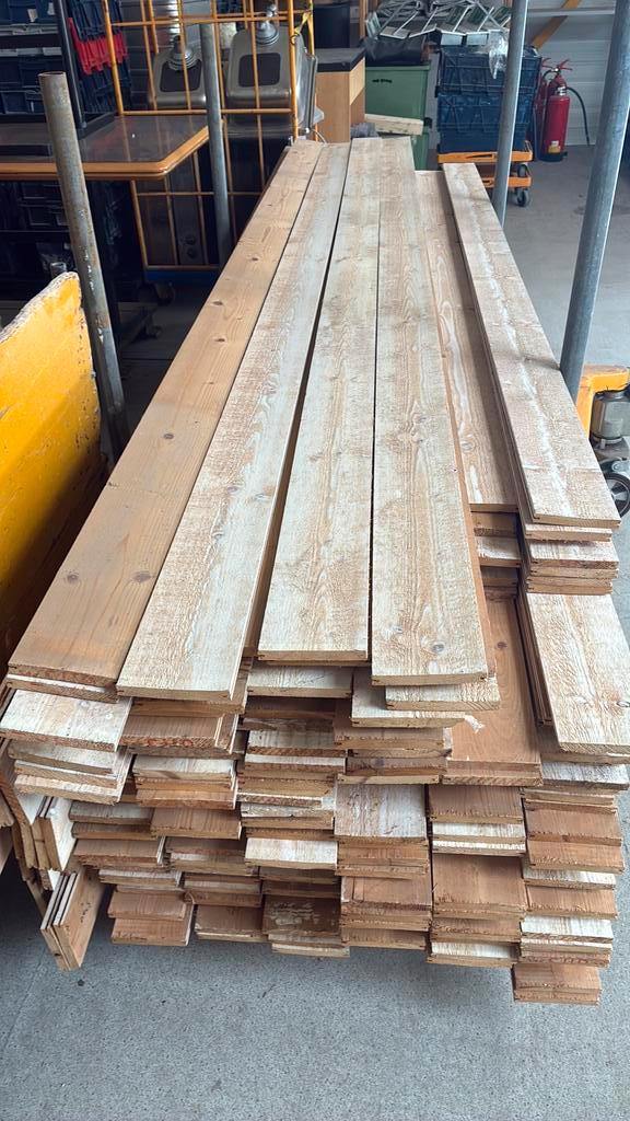 Vloerplanken plafondplanken vloer plafond planken 100m2, Doe-het-zelf en Verbouw, Hout en Planken, Plank, Overige houtsoorten