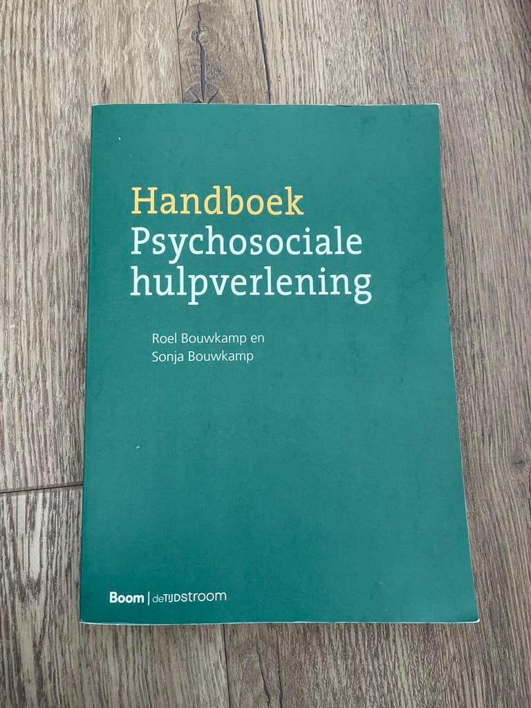Handboek psychosociale hulpverlening, Sociaal werk HBO, Ophalen, Sonja Bouwkamp; Roel Bouwkamp, Ontwikkelingspsychologie, Zo goed als nieuw