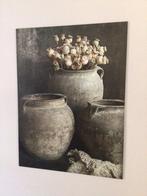 Wanddeco stoere, sobere kruiken, sleetse kleuren, spatscherm, Ophalen of Verzenden, Zo goed als nieuw