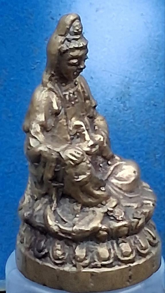 Boeddha. Brons/messing. 10 cm., Ophalen, Zo goed als nieuw