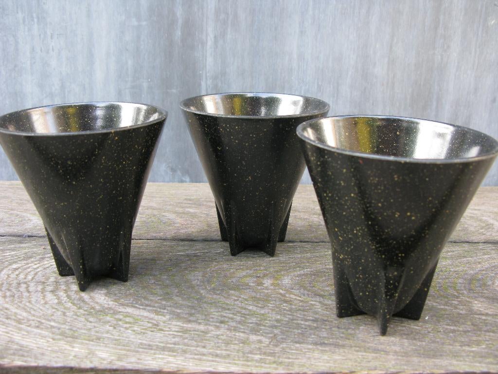 TOM DIXON 3 KOMMEN 2005 BAMBOE/ KUNSTSTOF DESIGN, Ophalen of Verzenden
