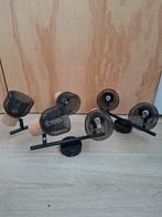 3 plafondlampen, Ophalen of Verzenden, Zo goed als nieuw, Metaal, Industrieel