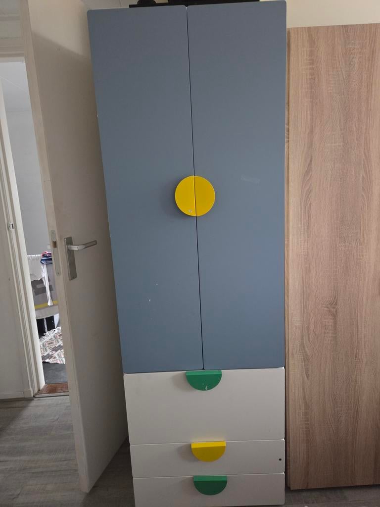 Småstad kinderkast ikea, Huis en Inrichting, Gebruikt, 50 tot 100 cm, 150 tot 200 cm, Overige houtsoorten