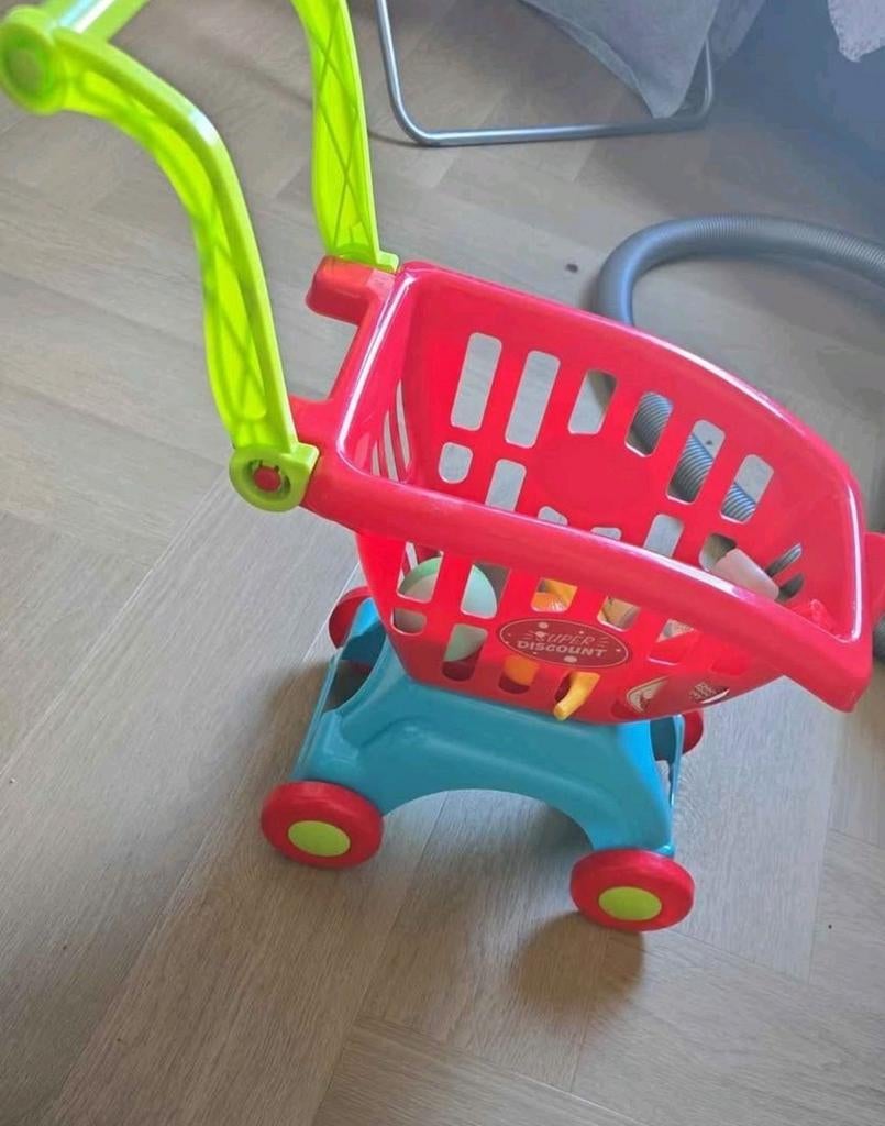 Speelgoed winkelkar met inhoud, Ophalen, Zo goed als nieuw, Jongen of Meisje