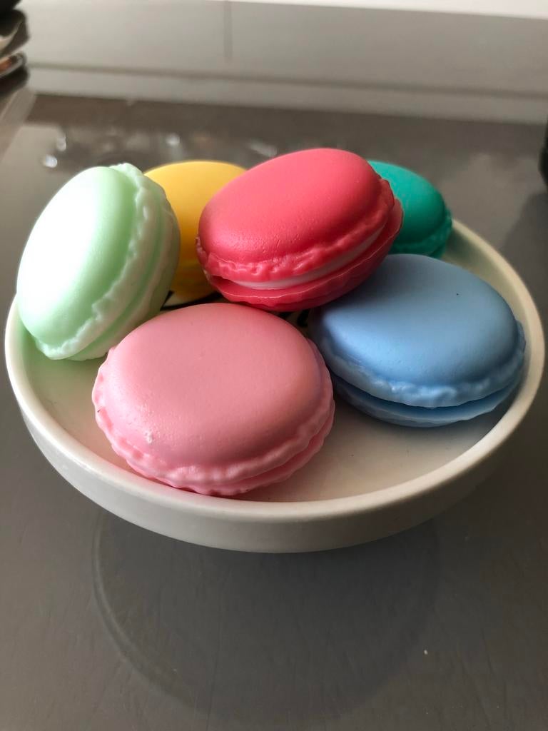 Setje diverse sier macarons 6 stuks., Ophalen, Nieuw