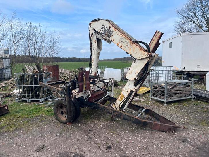 Hiab laadkraan, Doe-het-zelf en Verbouw, Transportwagens, Gebruikt, Overige typen, Ophalen