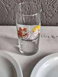 gezocht Bassie&Adriaan glas met Lara en Robin, Ophalen of Verzenden, Zo goed als nieuw, Tv, Gebruiksvoorwerp