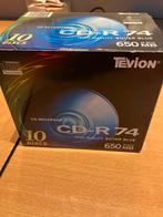 Nieuwe CD-R recordables 650 MB 74 minuten, Computers en Software, Beschrijfbare discs, Ophalen of Verzenden, Nieuw, Cd, Tevion