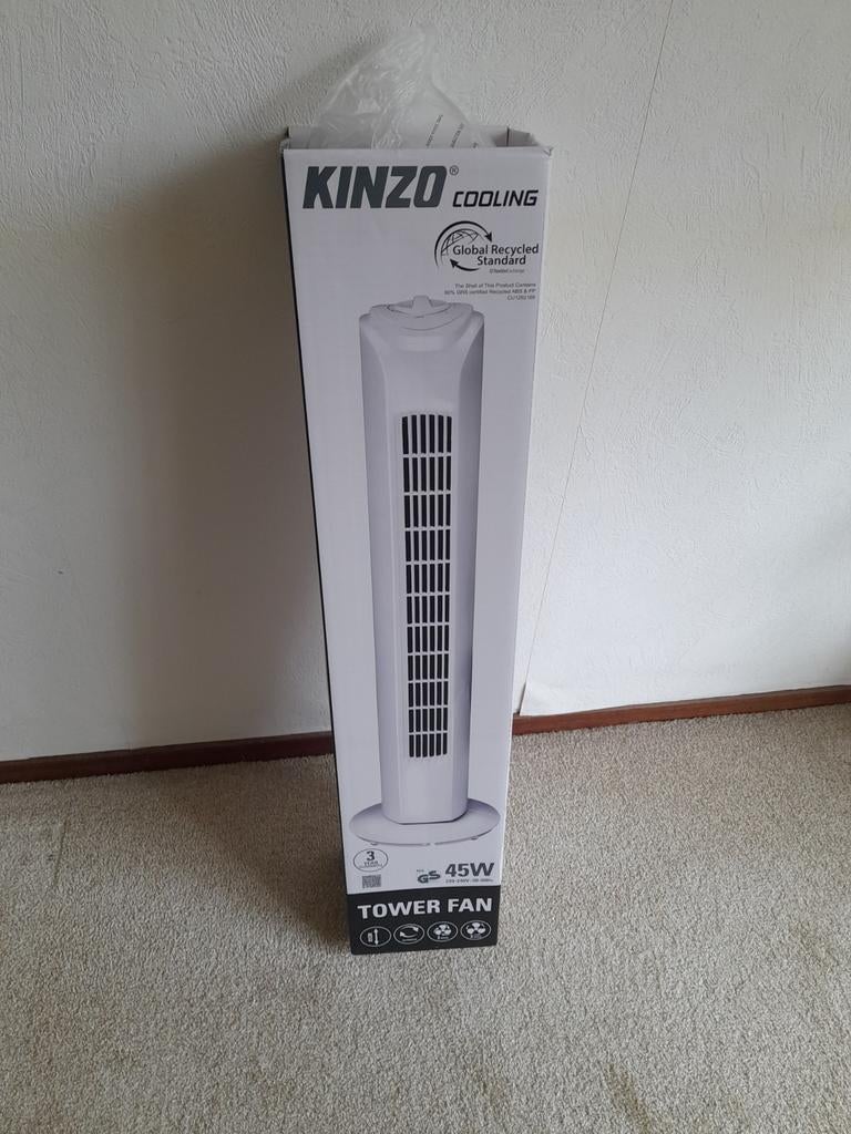 Kinzo Cooling torenventilator, Witgoed en Apparatuur, Ventilatoren, Ophalen, Zo goed als nieuw, Torenventilator