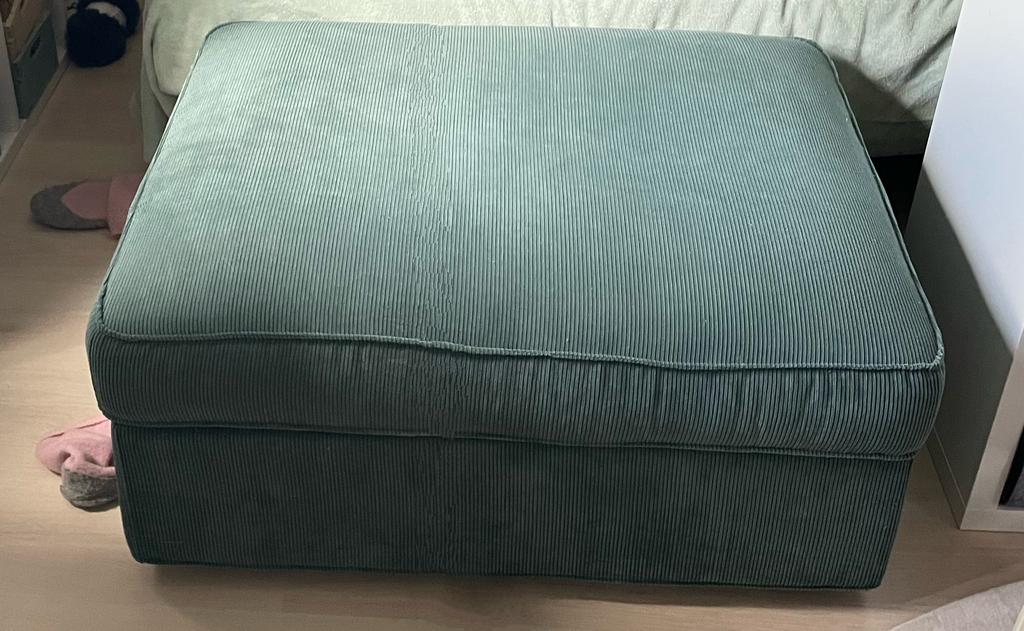 Kivik hocker/voetenbank Ikea zo goed als nieuw, Huis en Inrichting, Banken | Voetenbanken en Poefen, Ophalen, 75 tot 100 cm, Zo goed als nieuw