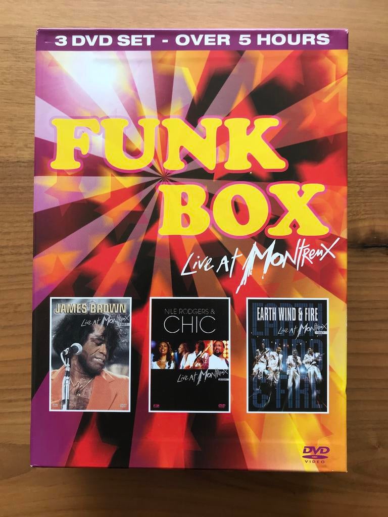 Funk Box - Live at Montreux (3 DVD Set - over 5 hours), Alle leeftijden, Boxset, Muziek en Concerten, Ophalen of Verzenden