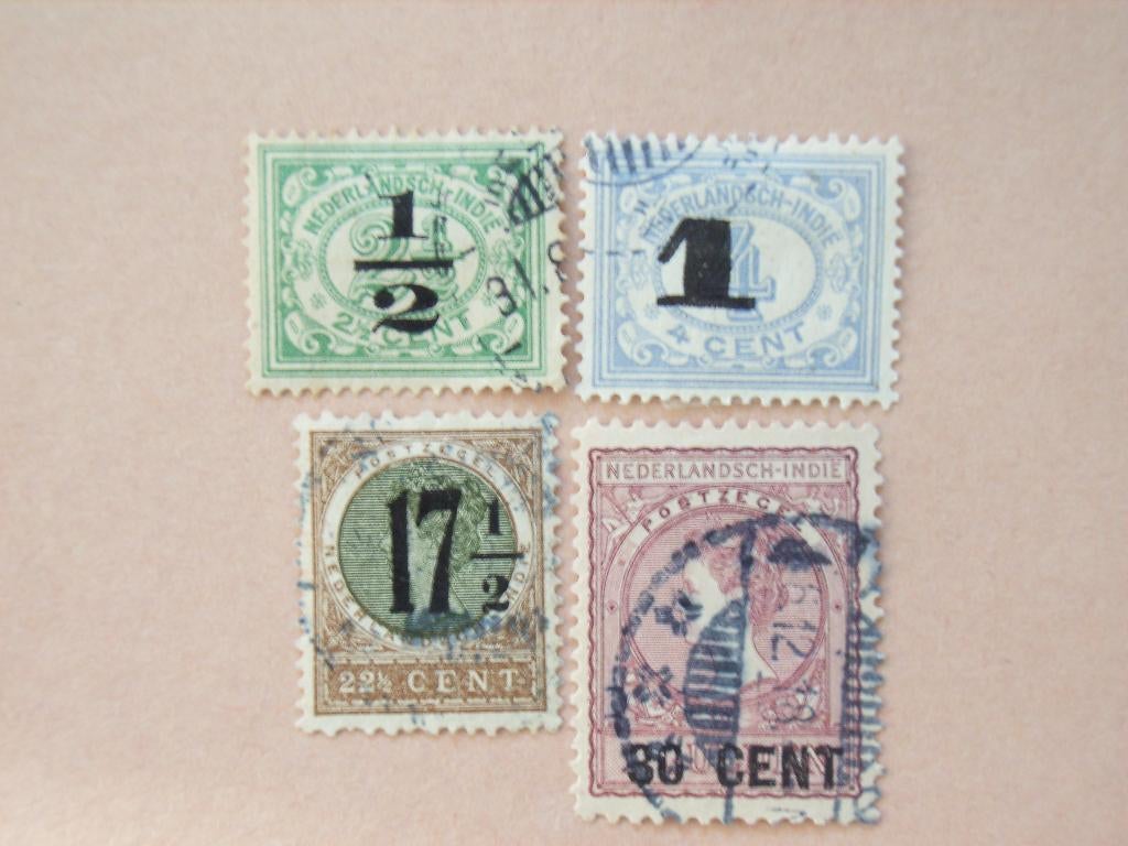 BL  Ned.Indie 138-141, Postzegels en Munten, Postzegels | Nederlands-Indië en Nieuw-Guinea, Ophalen of Verzenden, Gestempeld, Nederlands-Indië