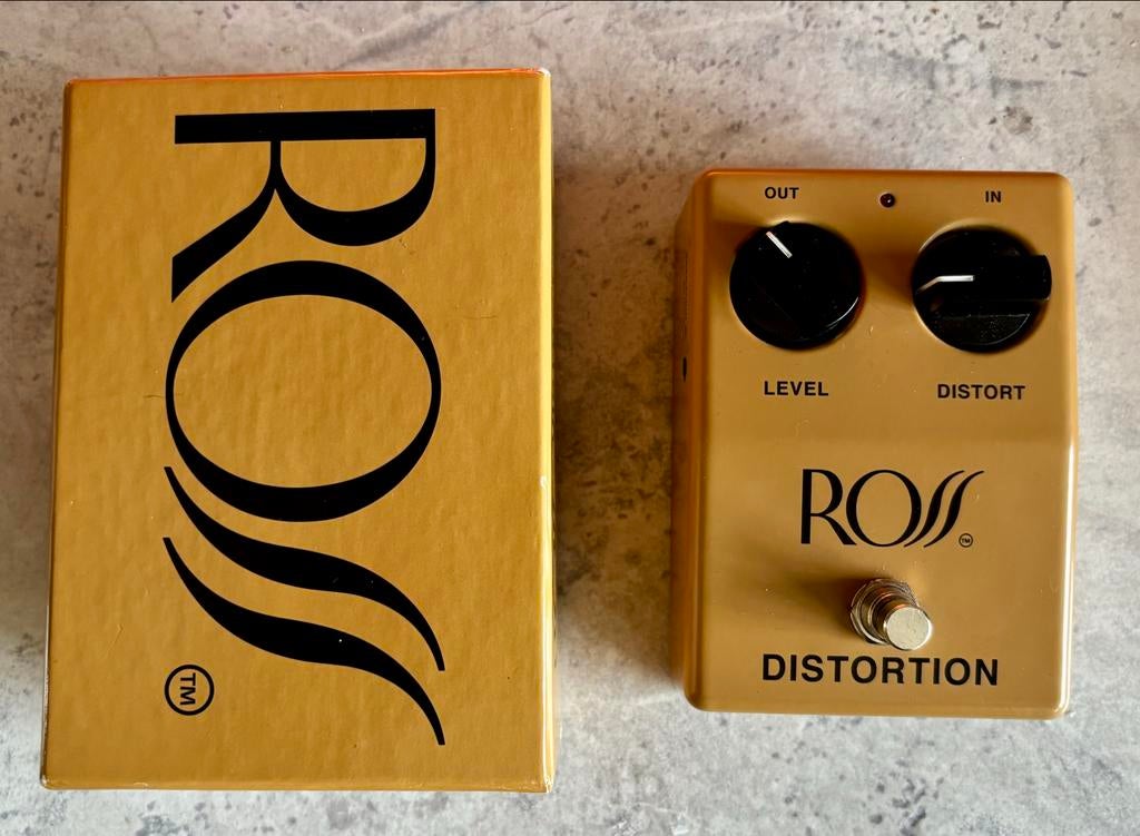Ross Distortion pedaal - Klassieke gitaar overdrive, Ophalen of Verzenden, Zo goed als nieuw, Distortion, Overdrive of Fuzz
