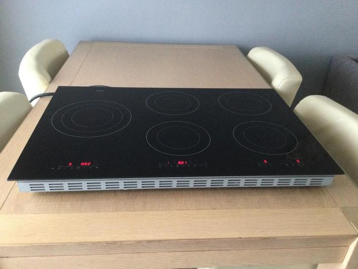 ATAG inductie kookplaat met 5 kookzones, Witgoed en Apparatuur, Kookplaten, Zo goed als nieuw, Inbouw, Inductie, 5 kookzones of meer