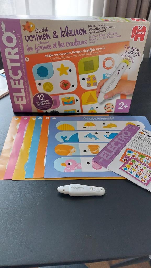 Jumbo Electro Ontdek Vormen & Kleuren - Compleet & Werkend, Ophalen of Verzenden, Zo goed als nieuw, Elektronica, Met licht