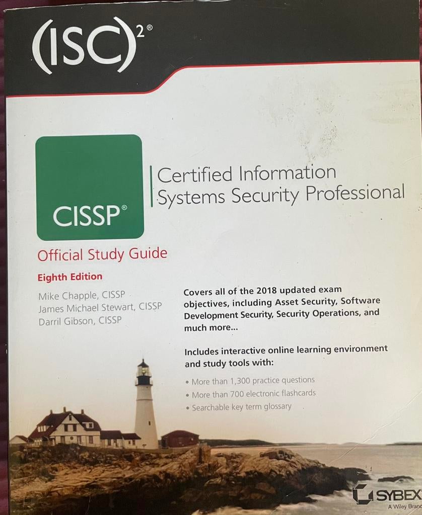 CISSP Official Study Guide Eighth Edition, Ophalen, Zo goed als nieuw