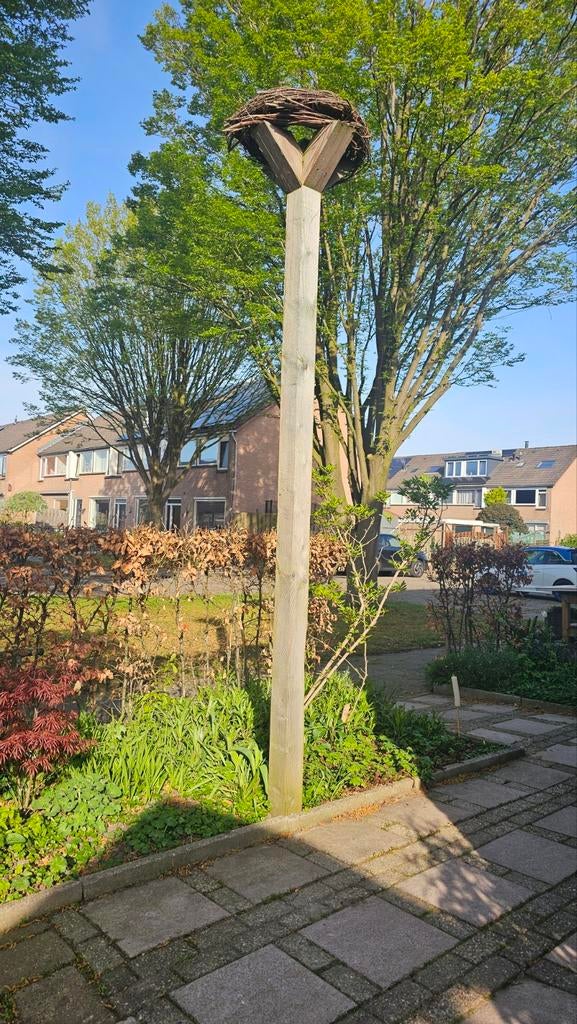 Geboortepaal Ooiervaarspaal met nest, Ophalen, Gebruikt, Hout, Overige typen