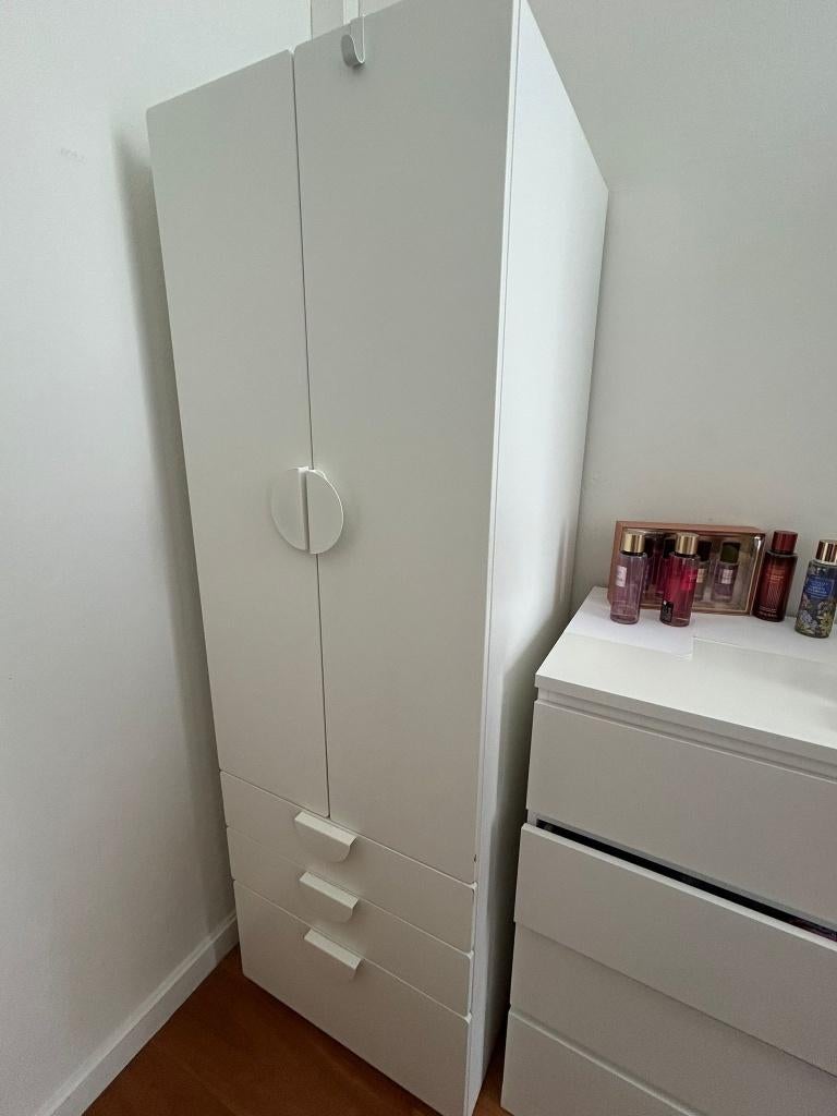 2x IKEA SMÅSTAD wardrobe white – €109 each or both for €199, 50 tot 100 cm, Zo goed als nieuw, 150 tot 200 cm, Overige houtsoorten