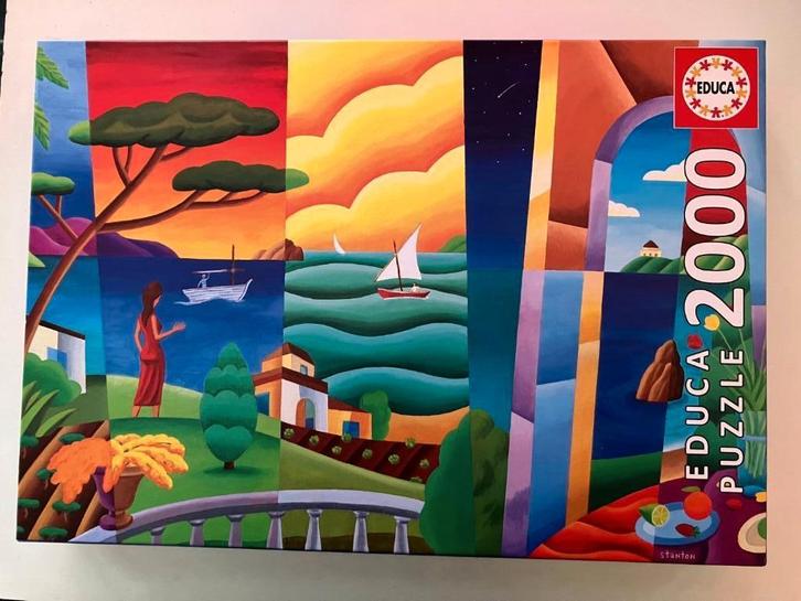 legpuzzels 1000 en 2000 st oa J v Haasteren, Mordillo, Hobby en Vrije tijd, Denksport en Puzzels, Zo goed als nieuw, Legpuzzel