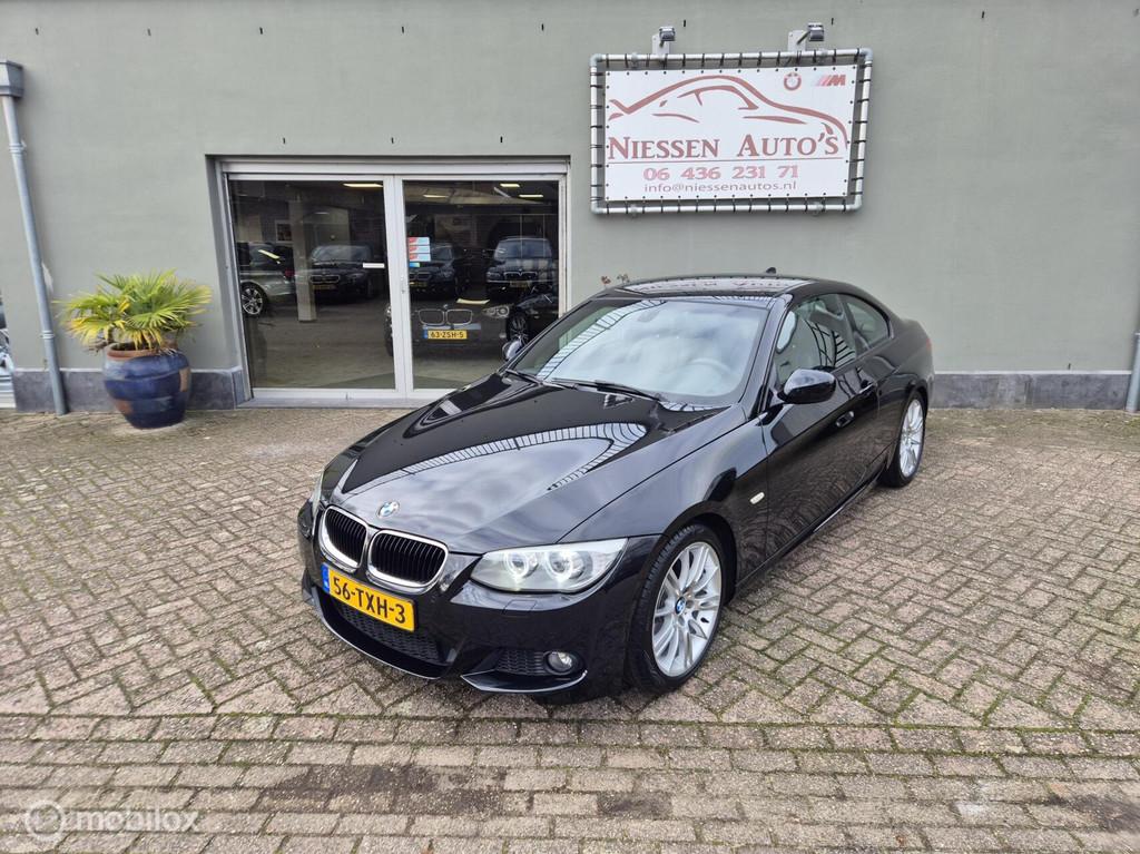 BMW 3-serie E92 Coupé 320i M-Sport 2e eig/nwe ketting, Auto's, Euro 5, 1995 cc, Zwart, 4 cilinders