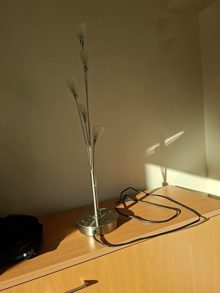 Jan des  Bouvrie tafel lamp, Huis en Inrichting, Lampen | Vloerlampen, Gebruikt, Ophalen of Verzenden, Glas, Modern