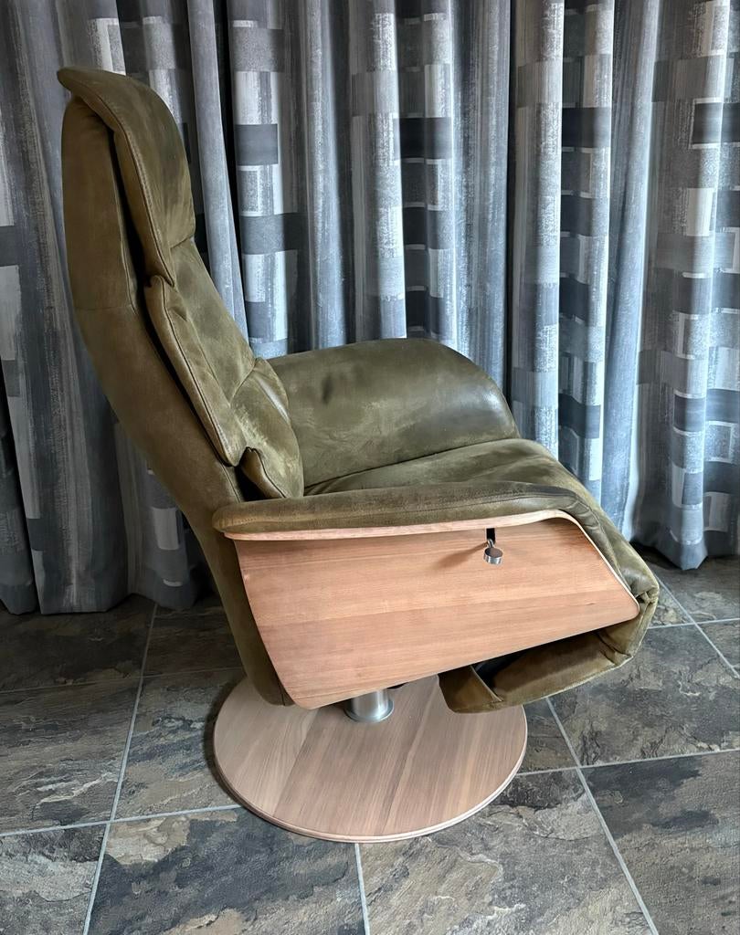 2 Comfortabele handmatige relaxstoelen - Gebruikt, Ophalen, Gebruikt, Minder dan 75 cm, 75 tot 100 cm