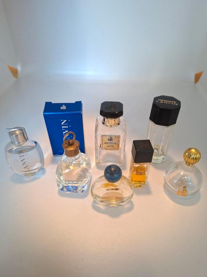 Lanvin Miniatuur Parfumflesjes Collectie - Vintage, Verzamelen, Parfumverzamelingen, Gebruikt, Ophalen of Verzenden