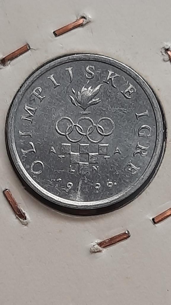 Kroatië 2 lipe 1996 "Summer Olympics in Atlanta"  Schaars op, Postzegels en Munten, Munten | Europa | Niet-Euromunten, Losse munt