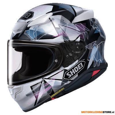 Shoei NXR2 Origami 2 Integraalhelm, Zwart-Wit-Blauw, Ophalen of Verzenden, Nieuw met kaartje