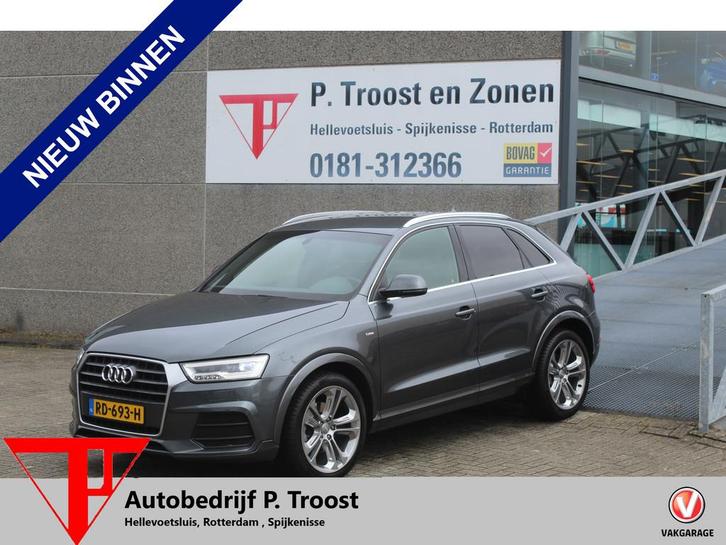 Audi Q3 1.4 TFSI CoD S-Line Automaat/Stoelverwarming/Apple c, Auto's, Audi, Bedrijf, Te koop, Q3, ABS, Achteruitrijcamera, Airbags