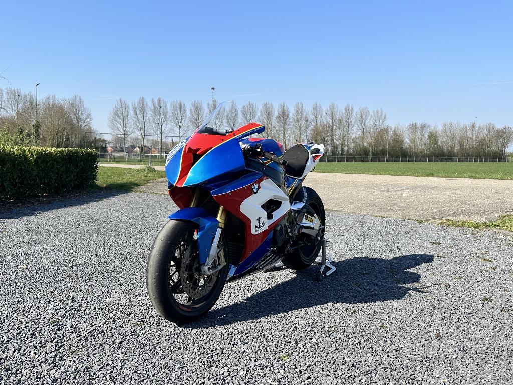 BMW S1000rr 2015 circuitmotor, 4 cilinders, Motorrijbewijs A, Super Sport, Sportuitlaat