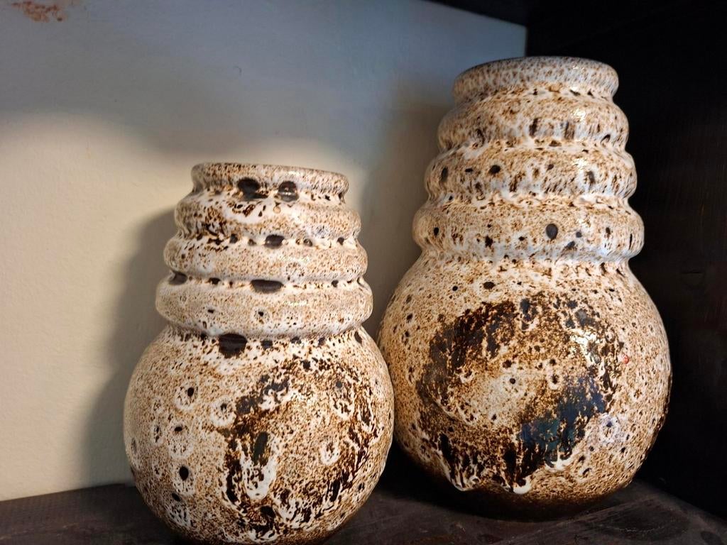 Twee retro vazen W.Germany, Ophalen of Verzenden