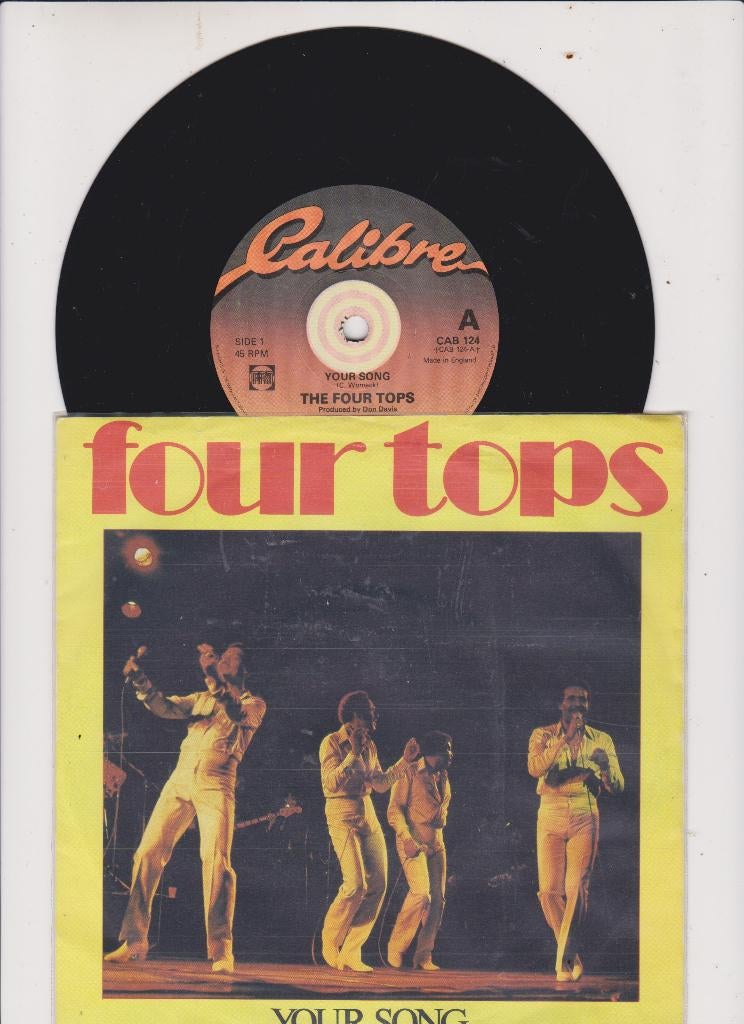four tops, Cd's en Dvd's, Vinyl Singles, Ophalen of Verzenden, Gebruikt, Pop