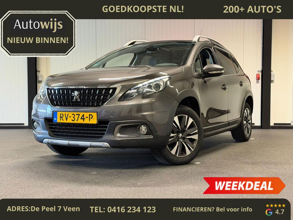 Peugeot 2008 1.2 PureTech Allure|TREKHAAK|PANO|CAMERA|D-RIEM, Auto's, Peugeot, Voorwielaandrijving, Parkeersensor, Leder en Stof
